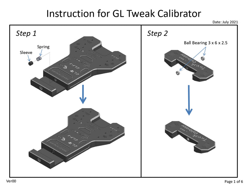GL Tweak Calibrator Stand - Blue – Karc Model